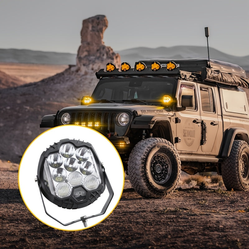 High Brightness Light, Premium White/Yellow Light, 2-Pack, Easy Installation, Exquisite and Practical, Suitable for Multiple Vehicle Models