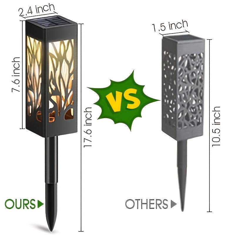 Solar Pathway Light Outdoor Light, 2/8/16-Pack Upgraded Outdoor Solar Light, Suitable for Outdoor Use, IPX5 Waterproof Solar Garden Light, Suitable for Courtyard Path Walkway Decorative Landscape Lighting