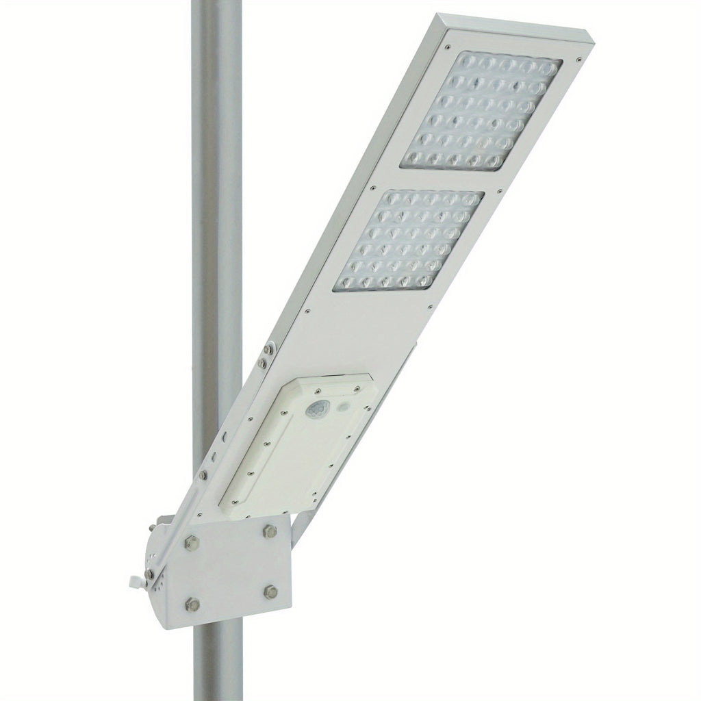 1 Solar Street Light IP65 Waterproof 60LED Metal Sensor Wall-Mounted Outdoor Light with 3 Lighting Modes, Automatic Dusk to Dawn, Perfect for Garden, Street, Deck, Patio, Pathway, Garage, Parking Lot