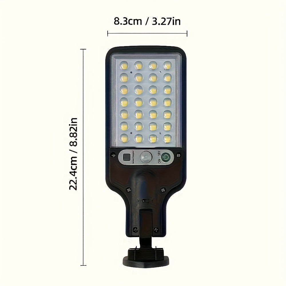 1/2PCS Outdoor Solar Sensor Light, Super Bright with Motion Sensor and Remote Control, 3 Lighting Modes, Smart Solar Street Light, Commercial Street and Area Lighting Wall Light, Perfect for Garden, Garage, Walkway, Patio, Courtyard, Easy Installation