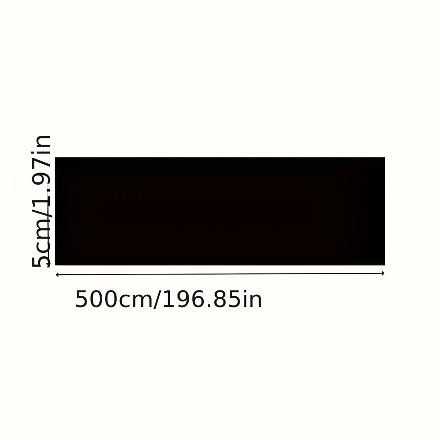 500cm/196.85in窗框装饰贴 - 防水防紫外线变色膜，可撕可粘家用塑料膜，阳台门窗适用，简约边框设计