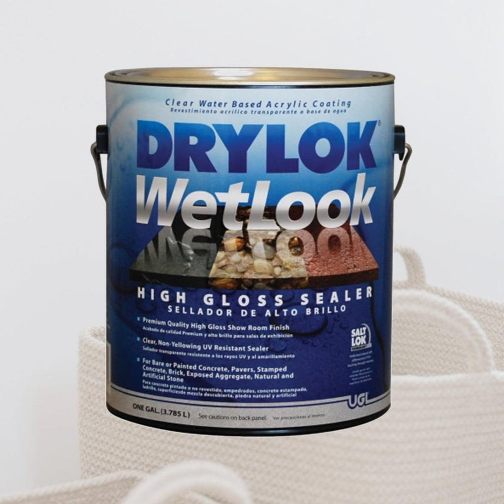 212 Main 1加仑 Drylok 潮湿外观高光泽密封剂 - 2罐装