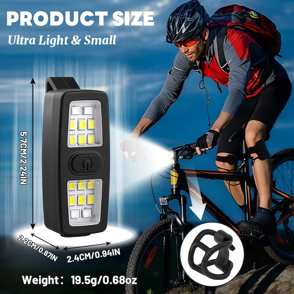 Rechargeable Clip-On Flashlight with Hands-Free Running Light & Dog Walking Feature – Illumination, Adjustable Beam, Low-Light Design for Night Hiking, Camping & Everyday Carry