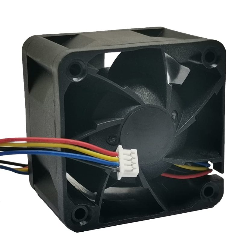 NNL DBTB0428B2G 40mm High-Performance Cooling Fan, AVC 4028, 12V 1A, High-Speed Server Fan, 40×28mm, Dual Ball Bearing, 4-Wire, 4Pin PWM