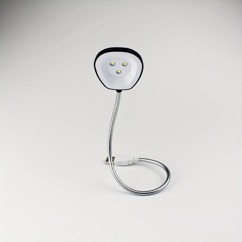 Universal USB light, metal flexible hose, lighting angle freely adjustable, soft light, portable, very suitable for living room, study, desk lamp, perfect gift for students/colleagues/friends