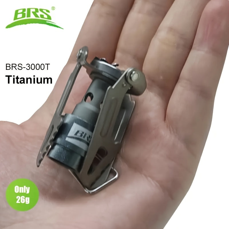 Ultra-Light Titanium Alloy Micro Portable Picnic Camping Gas Stove, Ideal for Outdoor Patio BBQ, 25g Ultra-Light Burner