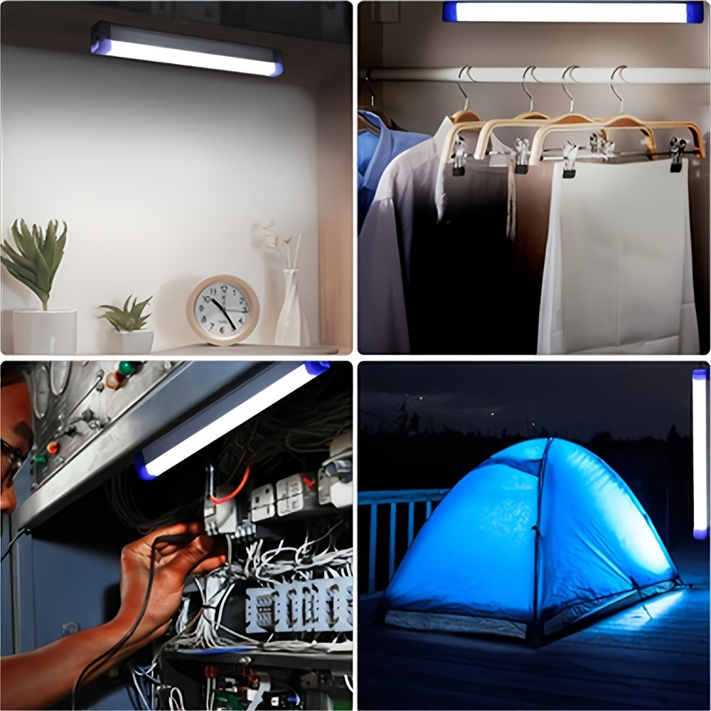 LED handheld camping emergency light, 20.5-inch / 6.7-inch portable light tube, with hook, suitable for outdoor emergency portable lighting, lightweight and compact design, durable handheld lamp, ideal choice for hiking