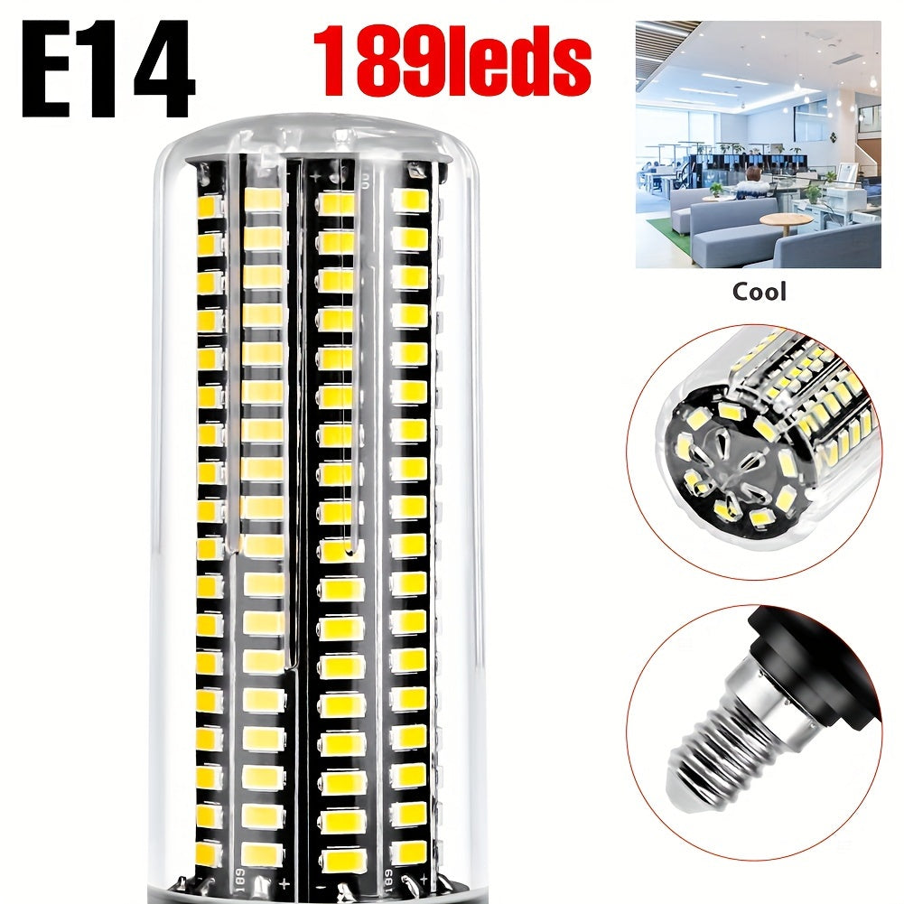 LED corn bulb E14 small screw base spotlight AC85-265V ceiling chandelier built-in bulb E27/E26 universal indoor bright eye-protection flicker-free candle light B22 home use 220V bedroom living room office study downlight 110V bathroom