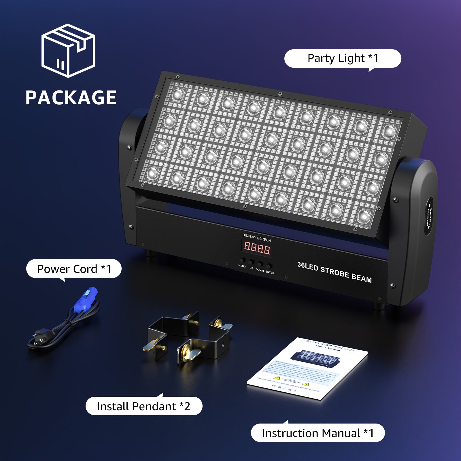 220W LED Wall Light Wash Light Flash Beam Stage Light Wall Light Bar Effect Spotlight Stage Light Moving Head Disco Party DJ Effect Light