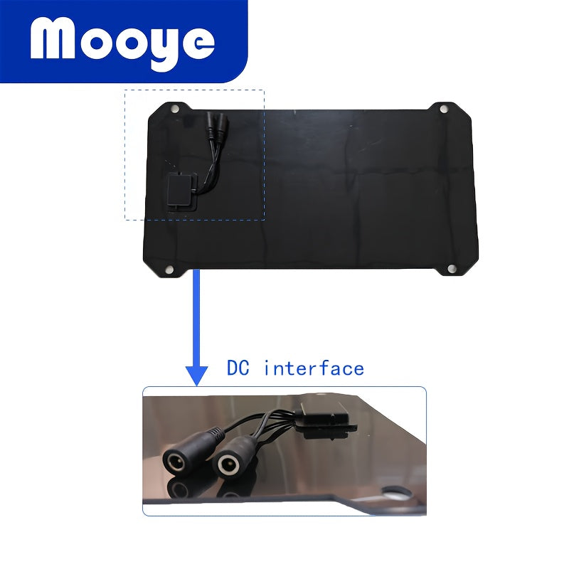 Mooye 1-Piece Solar Fan Kit for Chicken Coop and Pet House, 15W Solar Panel, Solar Powered, Ideal for Chicken Coop / Greenhouse / Shed Exhaust, Made of Insulated Material, Detachable PV Module, Easy Installation