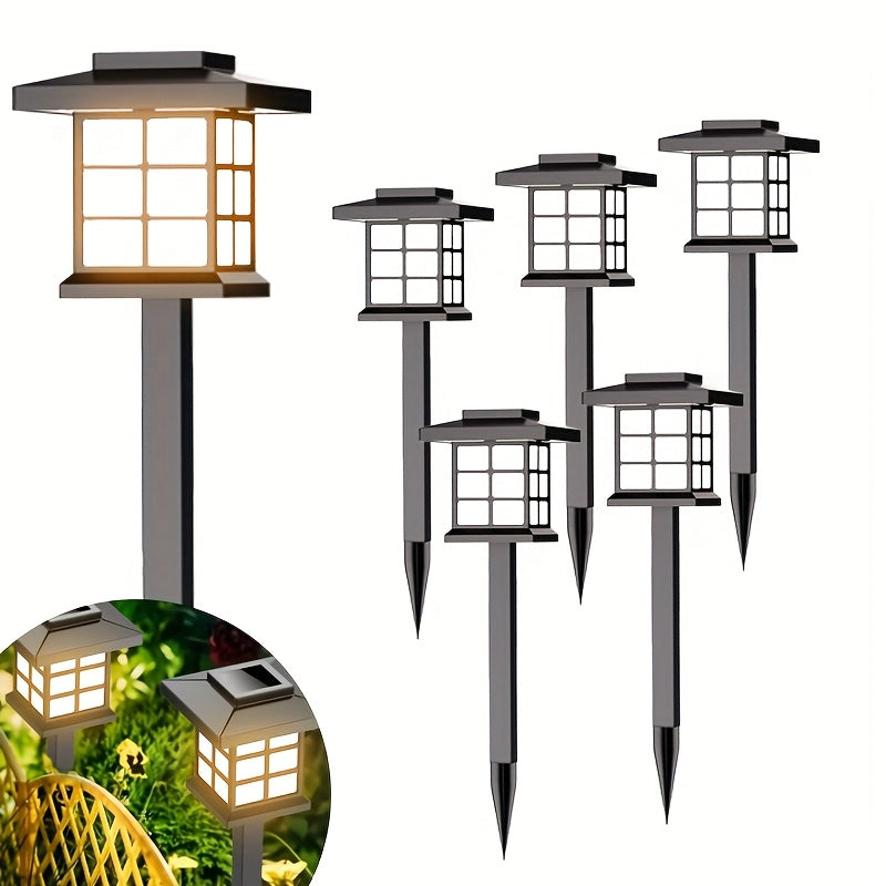 24/12/6 Pack LED High Quality Solar Lights, Suitable for Outdoor, Christmas Decoration, Illuminating Your Garden, Landscape, Pathway, Yard, Patio and Driveway Lighting (White/Warm/Color Light)