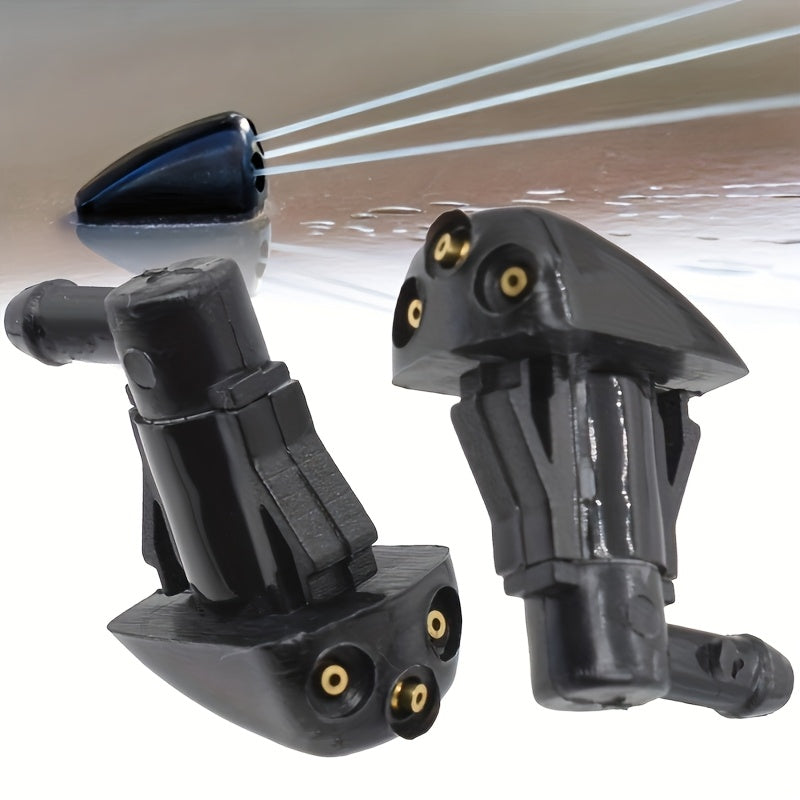 One Black Auto Part Plastic Wiper Nozzle 3-Hole Car Windshield Nozzle Auto Accessory Windshield Cleaning Nozzle