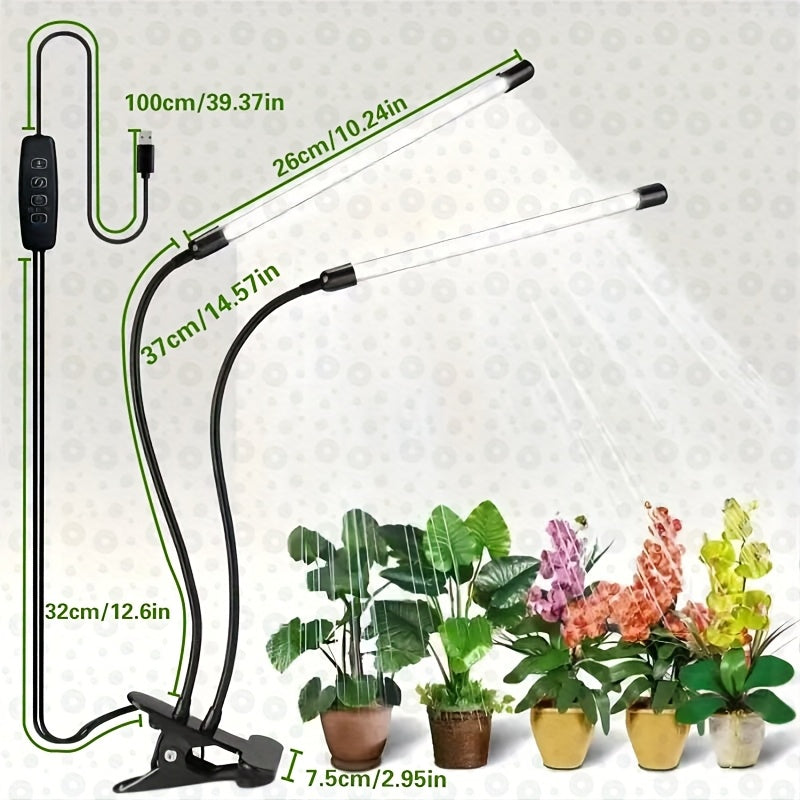 USB Plant Grow Light, Full Spectrum 6000K Designed for Indoor Plant Growth