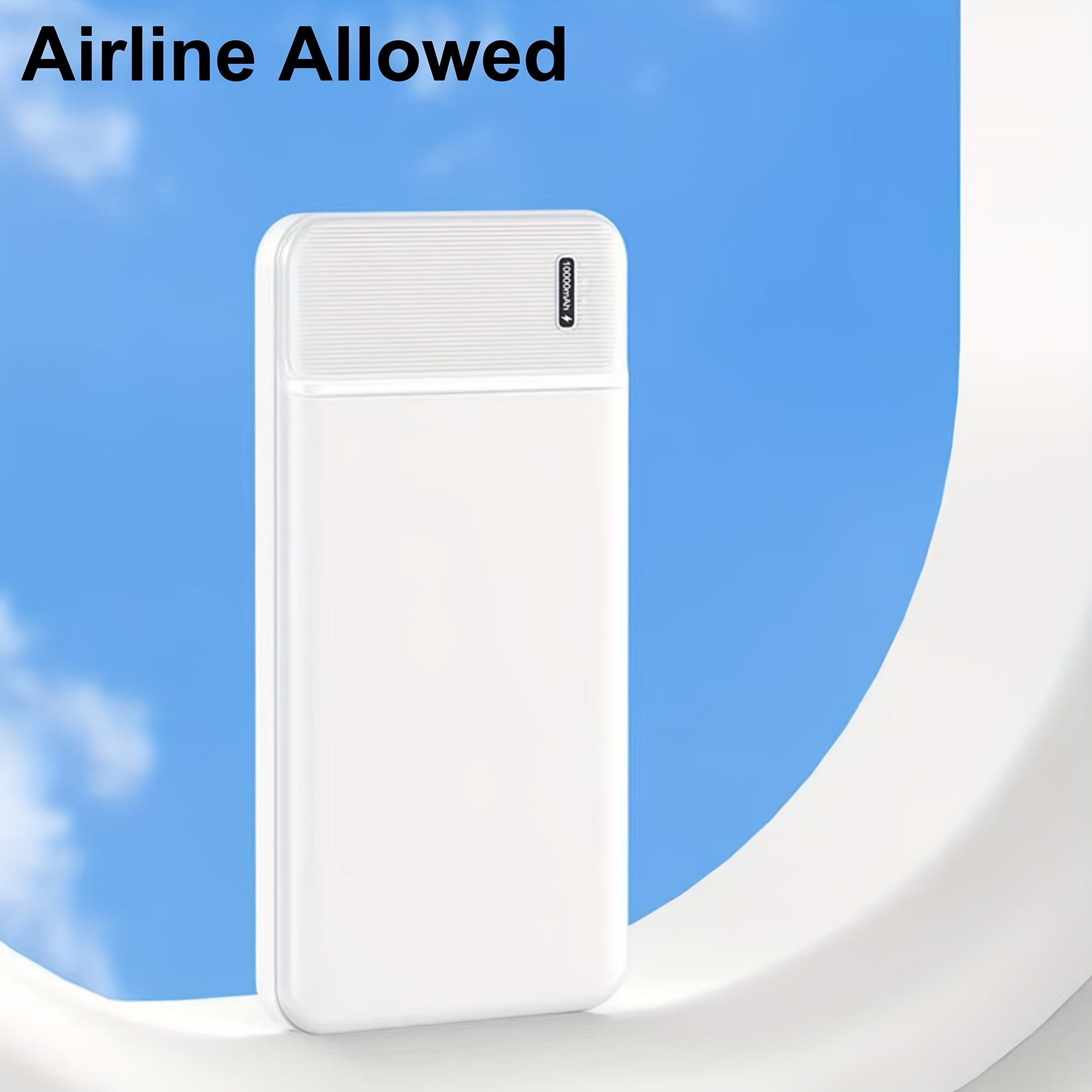 Portable Power Bank with a Capacity of 10000Mah, Featuring PD 22.5W And USB-C Input/Output, Suitable for Charging Smartphones, Smartwatches, Tablets, Heated Clothing, And More