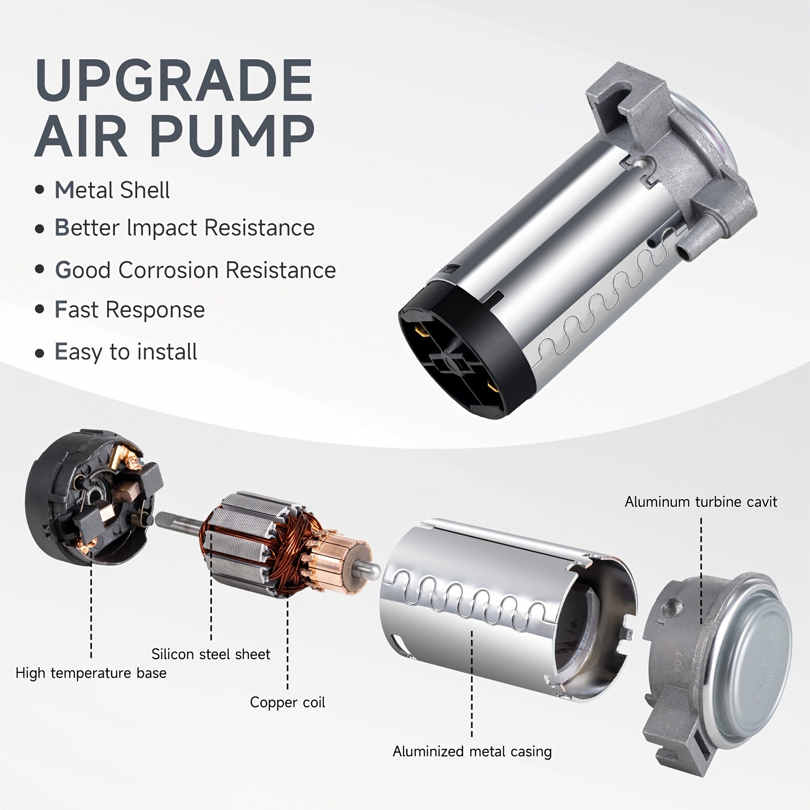 ALLREY 12V Loud Truck Horn Electric Snail Air Horn Kit with Relay Wiring Harness, Suitable for Vehicles, Motorcycles, Boats