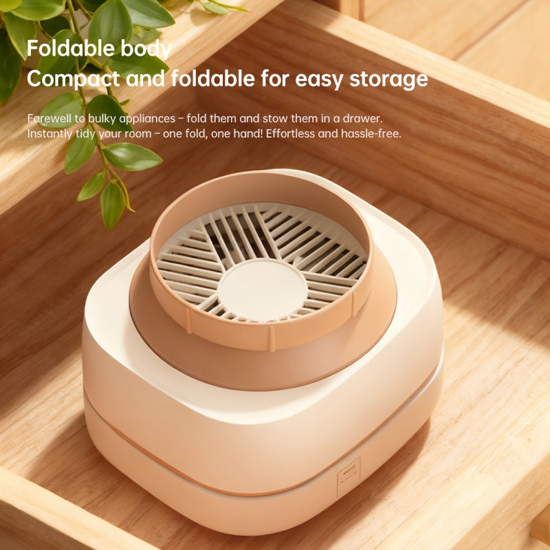 Mini Tabletop Desktop Range Hood – Portable 5-Speed Adjustable Exhaust Fan with Removable Oil-Absorbing Filter, USB Powered (Battery Not Included), Mini Kitchen Exhaust Fan for Indoor Hot Pot & BBQ, Special for Home Hot Pot/Induction Cooker Griddle