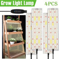 4 Pcs LED Plant Grow Light, Full Spectrum Grow Light with Timer, 3 Lighting Modes, Easy Installation, Perfect for Under Cabinet Lighting, Greenhouse & Hydroponics, Plant Growth Support, Modern Lighting Design, Energy-Saving Lighting