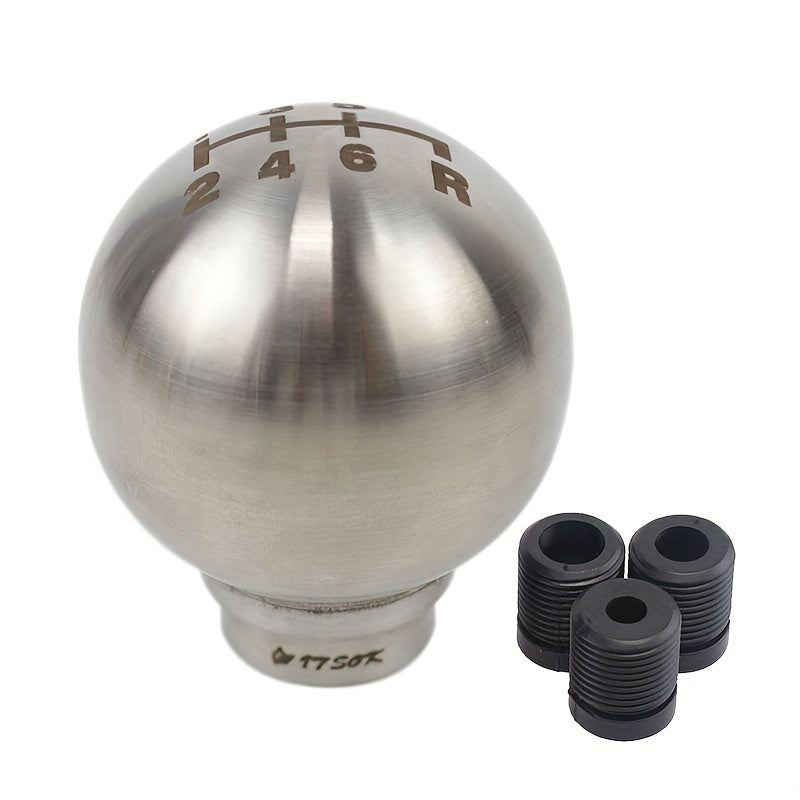 Universal Shift Knob, 5/6 Speed Design, Stainless Steel Material, Ideal Choice for Racing and JDM Enthusiasts, High Quality Knob