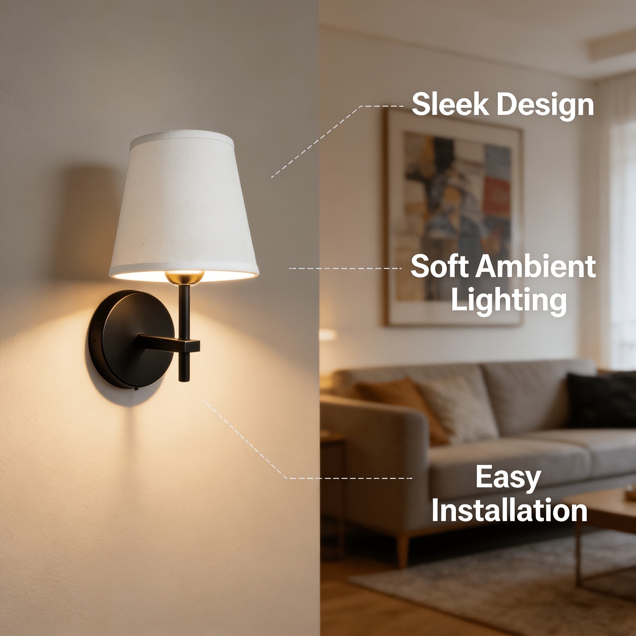 Magnetic Rechargeable Wall Light, American Modern Minimalist Style, USB Charging, Stepless Dimming, No Wiring Needed, No Installation Required, Invisible Installation, Hollow Design Lamp Set, Suitable for Bedroom, Living Room, Home, Home Lighting