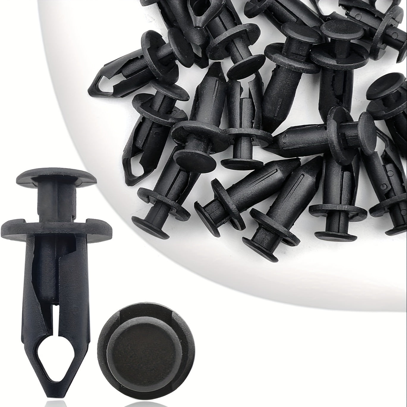 100pcs ATV Bumper Clip Push Fasteners, Compatible with Honda 90653-HC4-900 / 7661855