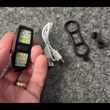 Rechargeable Clip-On Flashlight with Hands-Free Running Light & Dog Walking Feature – Illumination, Adjustable Beam, Low-Light Design for Night Hiking, Camping & Everyday Carry