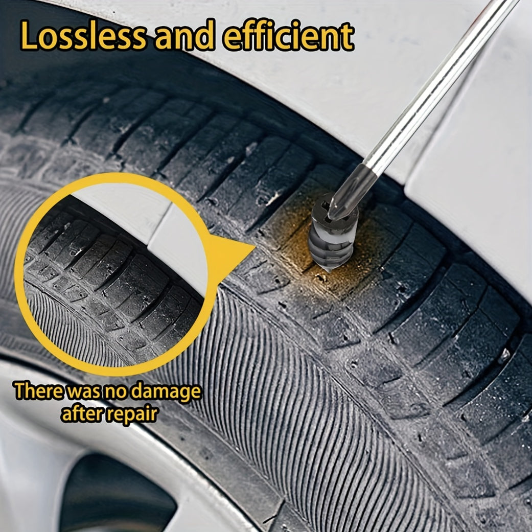 Tire Repair Rubber Nails, Rubber Screws for Patching Motorcycle and Bicycle Tires