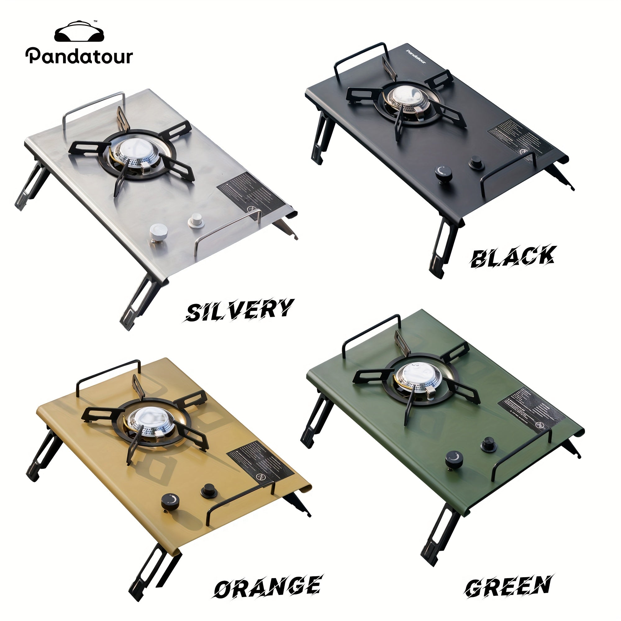 IGT Outdoor Folding Stove, Ultra-Light Camping & Picnic BBQ Table IGT Stove, Single Unit No.1 Folding Outdoor Camping Stove/