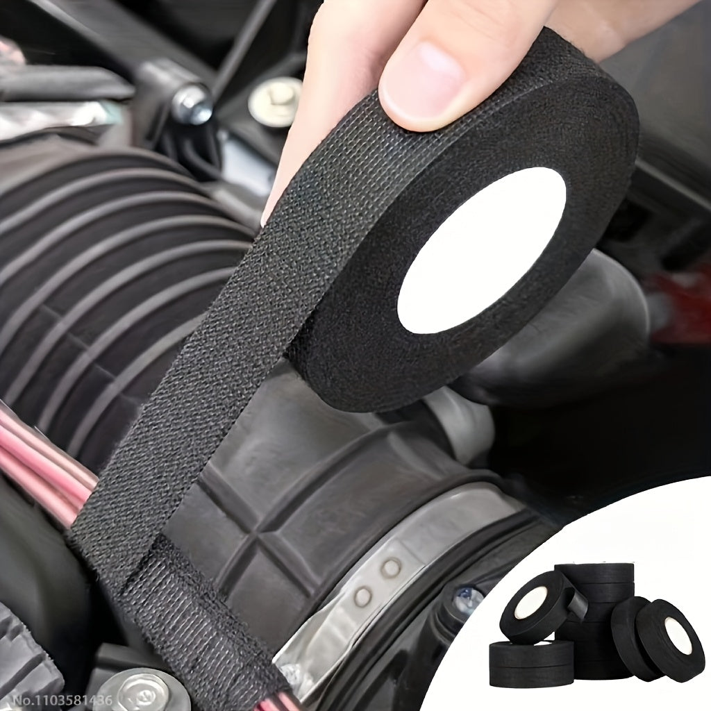 Flexible Adhesive Tape – Heat-Resistant Automotive Wiring Harness Tape, Anti-Noise & Wear-Resistant Tape, Flame-Retardant Auto Tape, Soundproofing Tape, Woven Damping Tape