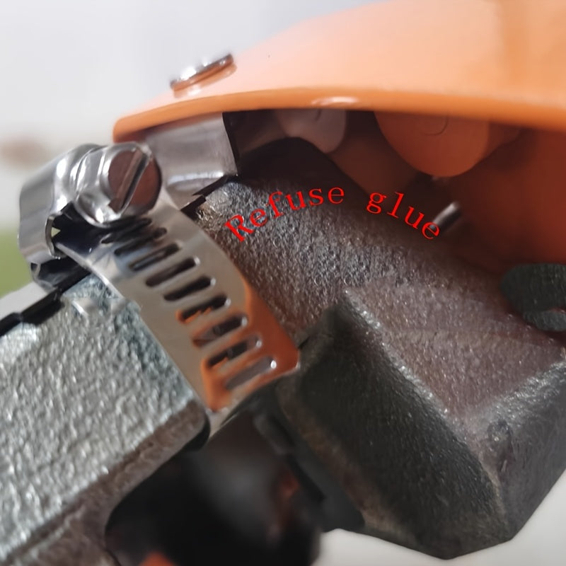 Screw-Fixed ABS Plastic Brake Caliper Cover Set, 4 Pieces, with Motorcycle Sports Logo, Car Styling Accessory