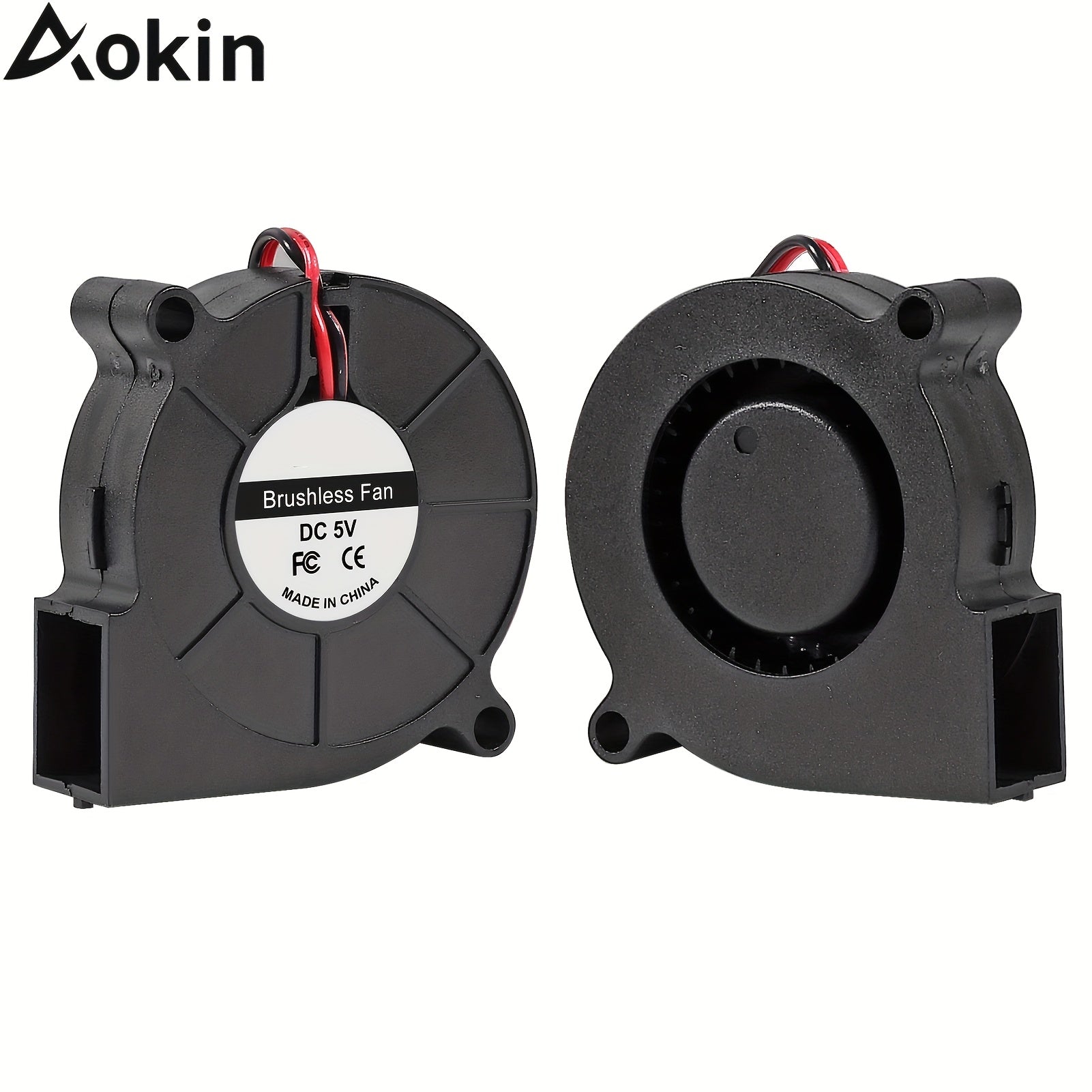 3Pcs 50mm 5015 Blower Fan 12V 24V Brushless Turbo Cooling Fan 50x15mm 2Pin for 3D Printer Hot End Extruder Cooler