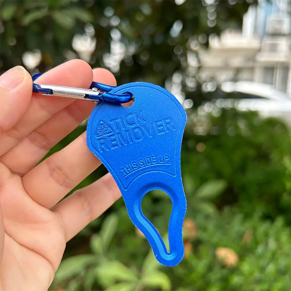 1/3/5套便携式狗用虱子和蜱虫去除工具，带钥匙扣——适用于宠物和人类，户外活动必备，安全快速去除蜱虫，5种颜色可选，适合挂在钥匙或包包上, 快速蜱虫去除器,便携式设计,无毒材料,对宠物安全,蜱虫去除器,携带宠物的旅行者,户外爱好者