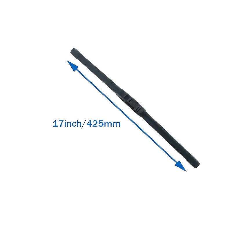 Bracketless Wiper Blade, Fits U/J-Type Hooks, High-Quality Silent & Durable, All Sizes Available. Enhances Rainy Day Visibility