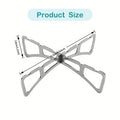 Stainless Steel Heat-Resistant Folding Steamer Rack – Portable, Waterproof & Heat-Insulated Steamer Rack for Camping & Outdoor Use – Easy to Clean