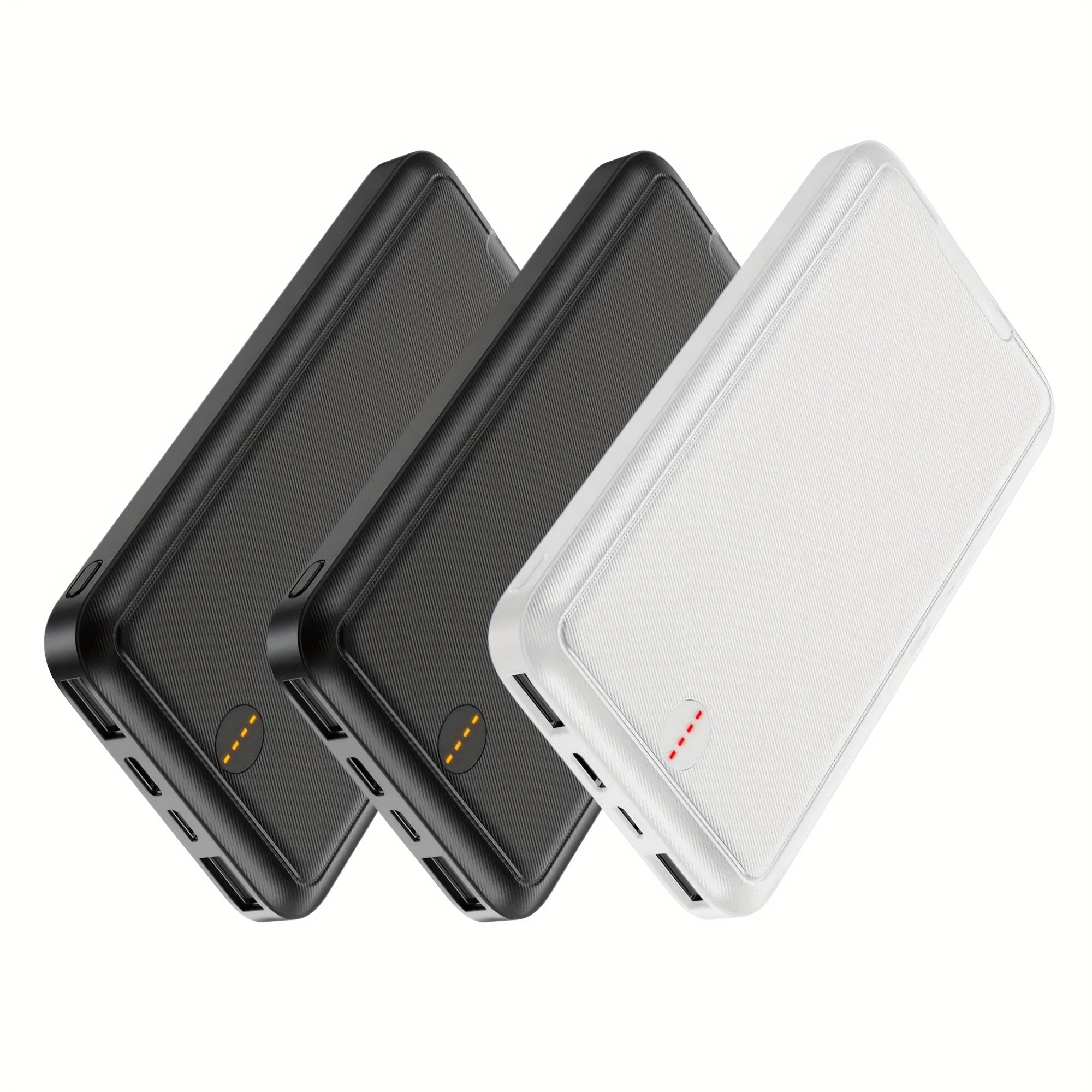 Three 10000mAh Power Banks with 5V3A Fast Charging for Mobile Phones, Tablets, Heated Jackets, And All-around Charging