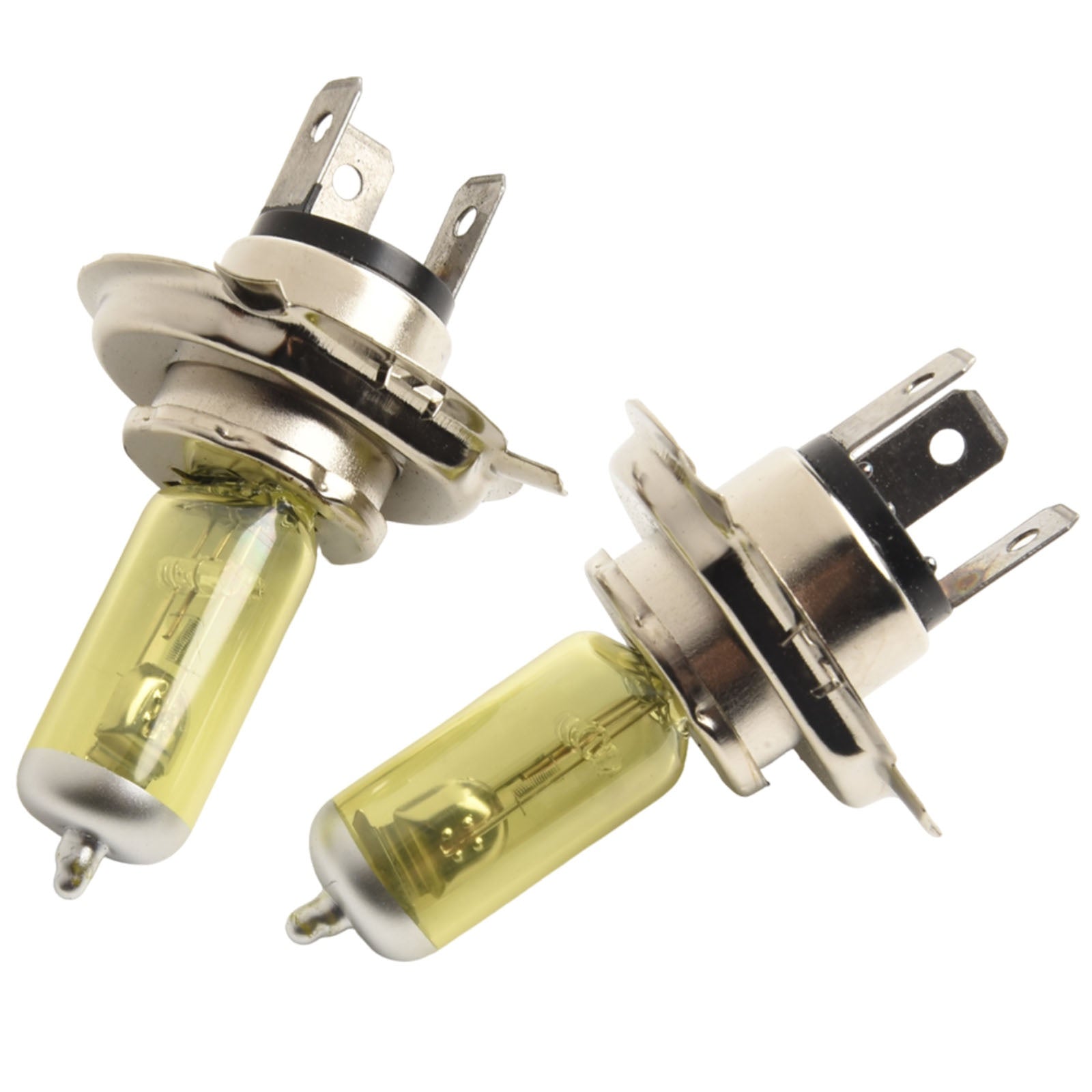 2-Pack H4 55W 5000K Xenon Car Headlight Bulbs, with Aluminum Alloy Base, 12V DC