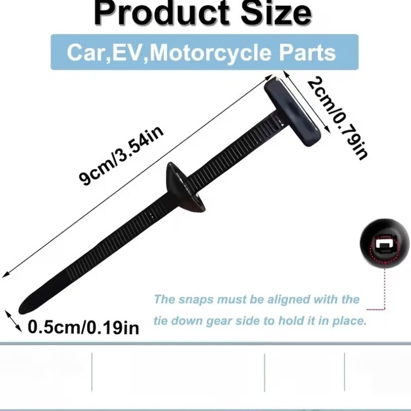 50 Durable Self-Locking Nylon Cable Ties with Black Plastic Zipper Head, High-Strength Heavy-Duty Resistant Buckle, Striped Texture Grip for Secure Locking, Auto Repair & Electrical Wiring Organization, Universal for Home, Office, Garden