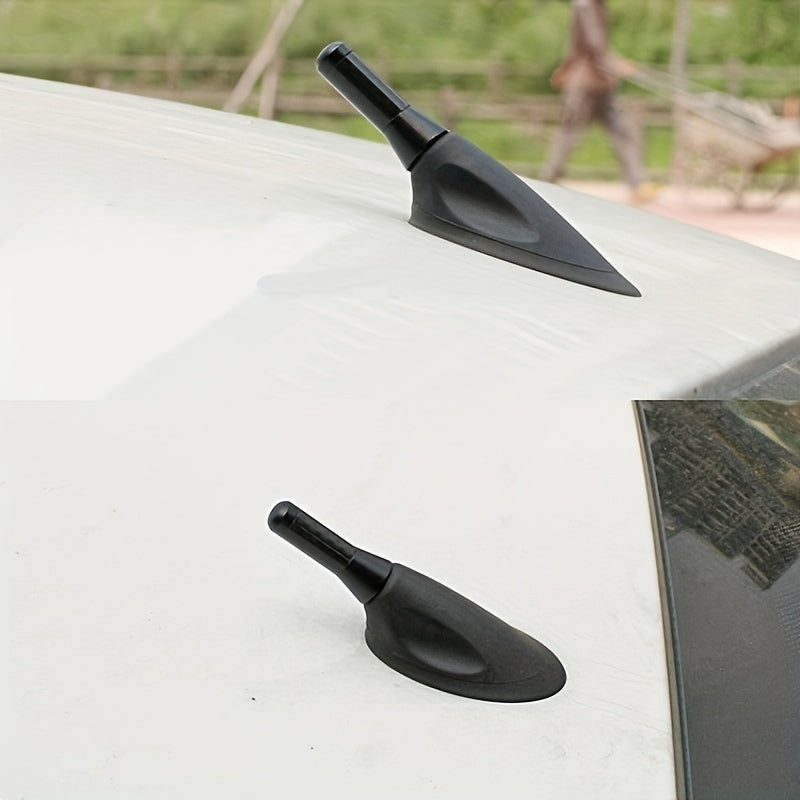 3.5cm/1.38in Car Mini Short Antenna Carbon Fiber Antenna Short Radio Metal Receiving Antenna Antenna Accessory