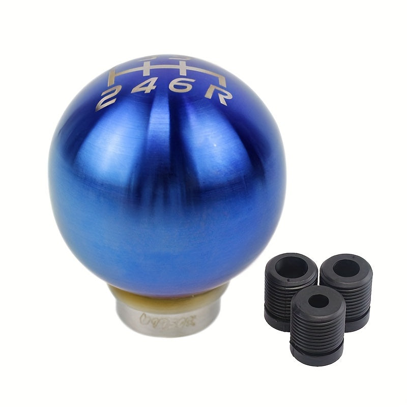 Universal Shift Knob, 5/6 Speed Design, Stainless Steel Material, Ideal Choice for Racing and JDM Enthusiasts, High Quality Knob