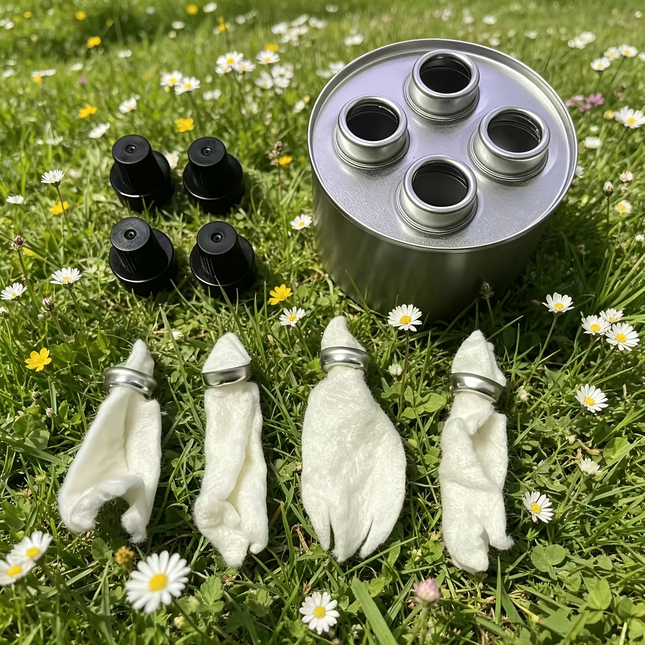1-Pack Portable Outdoor Burner Canister (Liquid Not Included): For Cooking Only, Not for Food Contact, Adds Fuel for Up to 6 Hours of Use, High-Quality & Reusable, A Reliable Choice for Camping & Parties