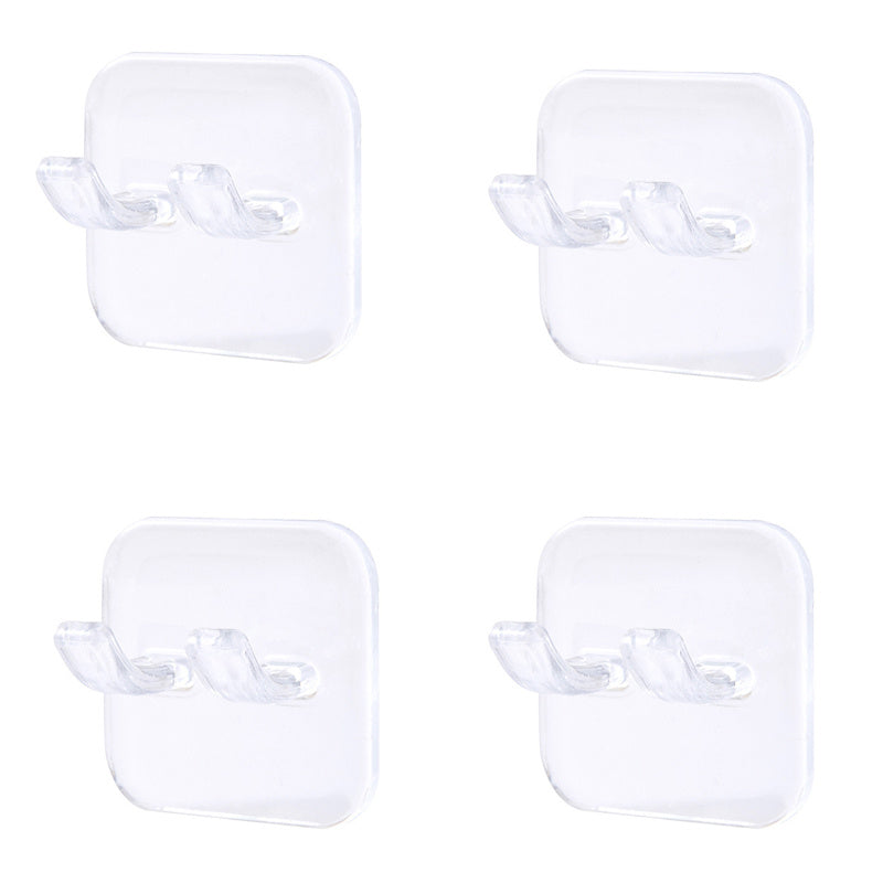 1/2/4 Pack Easy Install Wall Mount Razor Holder - Multi-Function Bathroom Shelf, No Drilling Needed, Perfect for Razor Storage