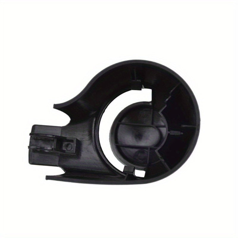 2-Piece Rear Wiper Arm Nut Cap & Nozzle Washer Set | Replacement Parts for VW Golf/Jetta & Skoda Octavia/Rapid | Precision Fit Black PVC Cover, Auto Repair Part