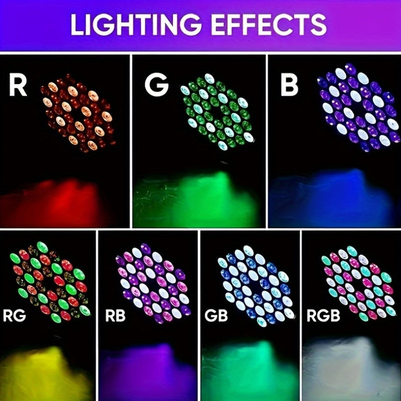 2/4/6-pack 36-LED disco light