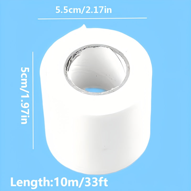 2卷重型自融合管道缠绕胶带 - 即时漏水修复，200%可拉伸，防水和抗腐蚀，耐紫外线及极端温度（-30°C至120°C），无残留粘合剂，多表面适用（塑料/PVC/混凝土/玻璃/金属）用于管道，暖通空调，燃气线，泳池管道，管道包裹（每卷50mm x 393.7英寸/787.4英寸）- 易于应用，无需工具，自融合密封以实现持久修补，HVAC风管密封，管道维修，高温抵抗，密封解决方案