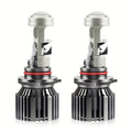 ROADSUN 2-Pack Car Mini Lens 1:1 Wireless 9005/HB3 9006/HB4 H4 H7 H11 Projection Beacon Plug-and-Play for Car LED Projection Bulbs 6000K, Suitable for Car Motorcycle Mini Lens, No Battery Included