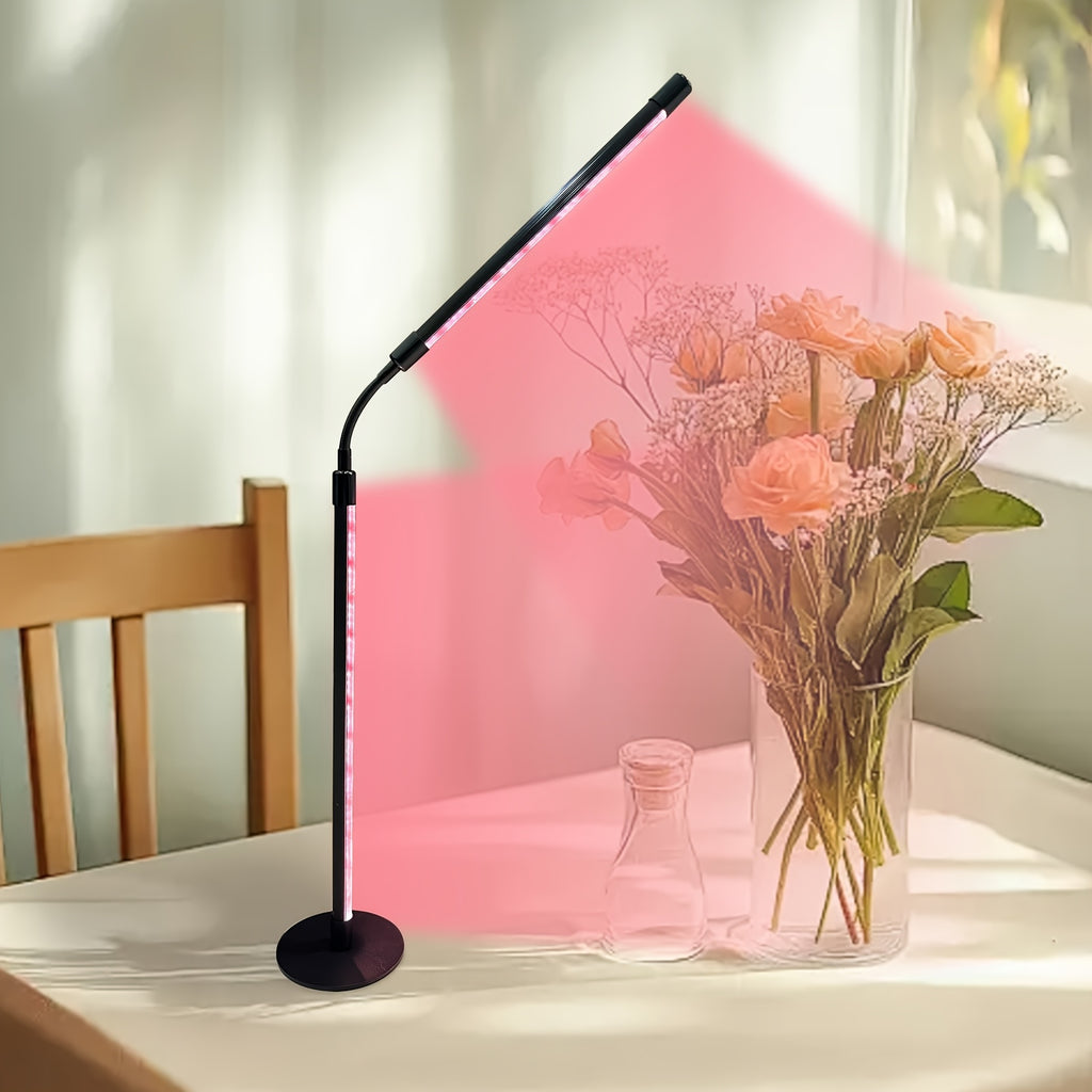1/2-Pack Full Spectrum Plant Grow Light, Ultra-Thin LED Grow Light Strip, 3/9/12H Auto On-Off Timer, 3 Lighting Modes, Ideal for Indoor Plant Growth