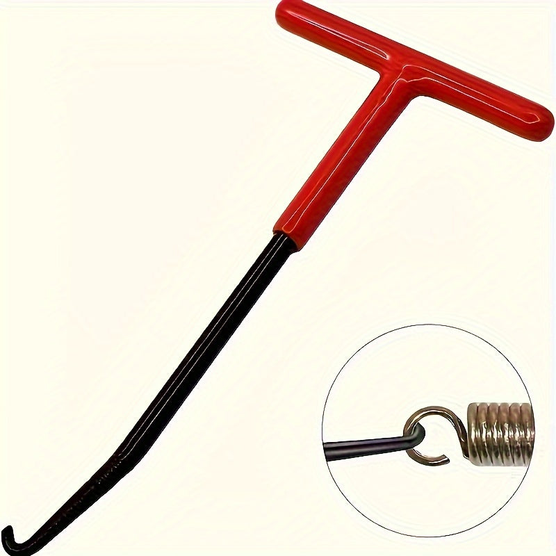 1pc Hook T-Shape Spring Hook Brake Wrench Clutch Exhaust Pipe Spring Removal Puller, Spring Hook Modification Tool, Spring Disassembly & Assembly Puller Tool, Home Improvement Tools > Hand Tools > Pry Bar