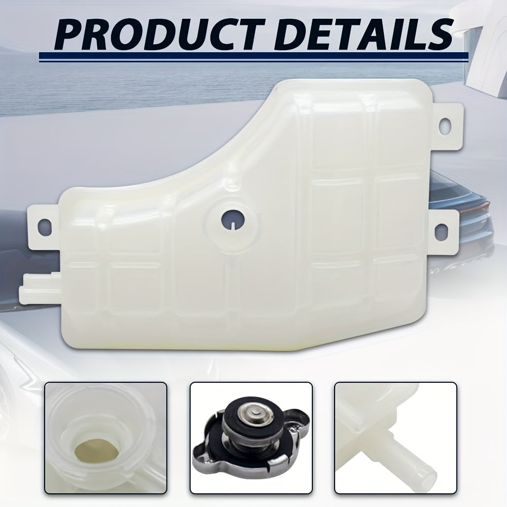 Engine Coolant Reservoir Tank (with Cap and Hose) for 2003-2006 Kia Sorento, Auto Parts Coolant Recovery Tank Expansion Tank, Replaces OEM Part Numbers 25430-3E201/25430-3E200/254303E201/254303E200, Vehicle Cooling System