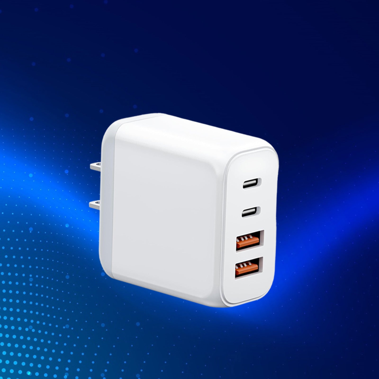 USB C Charger Block 4-Port Wall charger Type C charger Fast Charging Blocks Cube.Multiple Ports PD Power Adapter Wall Plug for lPhone 16 15 14 Pro Max