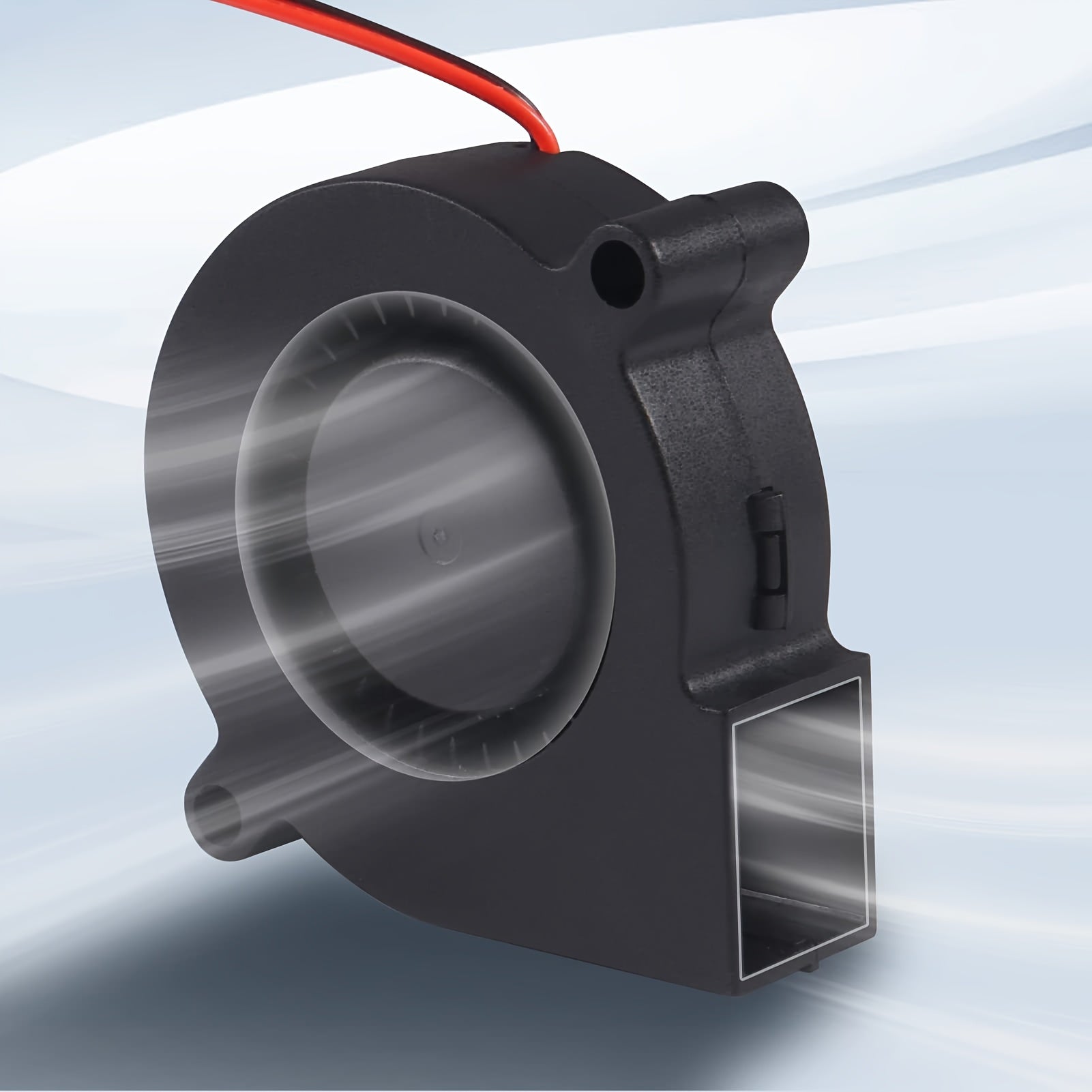 DC 12V 24V 50X50X15Mm Curved Blade Radiator Fan, 2Pin Radial 5015 Turbo Cooling Fan, 1.97 Inch 50Mm Cooler for 3D Printer Heat Dissipation