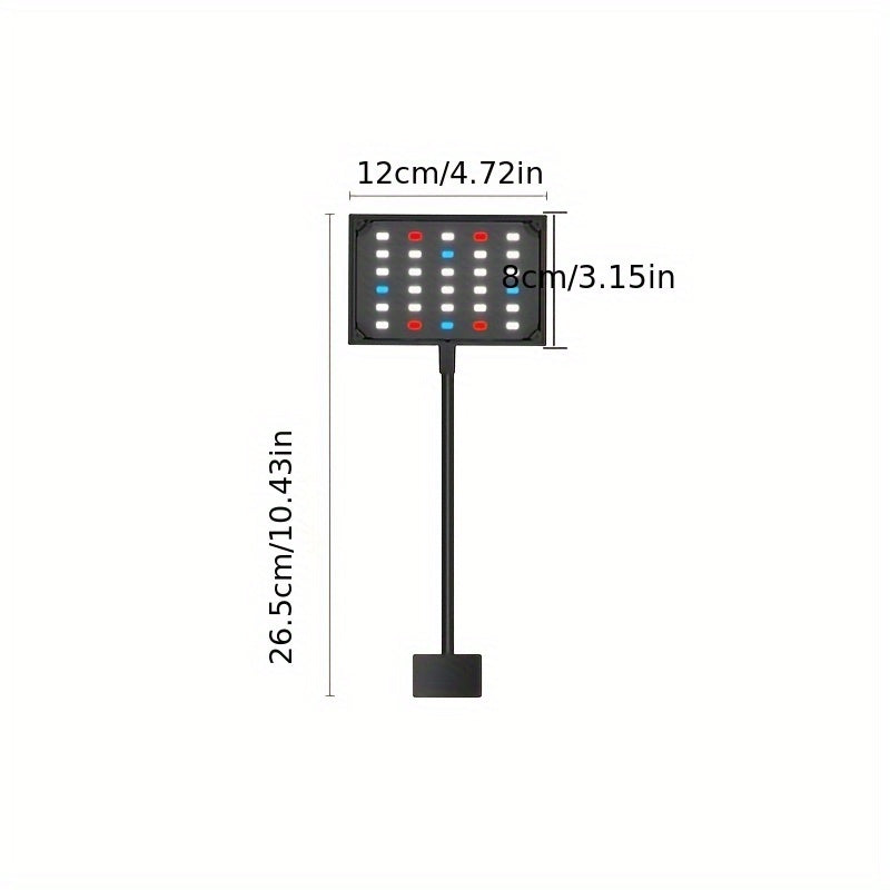 Aquarium Light, Fish Tank Light, Color-Changing RGB Light, Aquatic Plant Light, Landscaping Fixture, Smart Universal Plant Grow Light